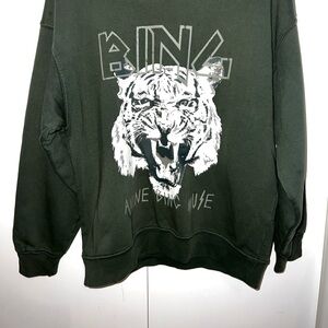 ANINE BING - Green Sweatshirt - Small